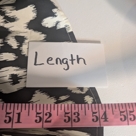 Steve Madden Black & Ivory Tie-Front Maxi Dress Size L - Picture 9 of 9